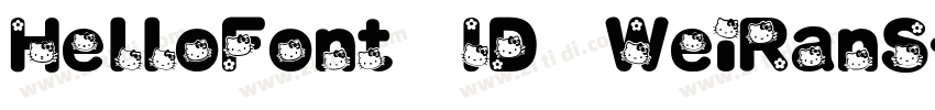 HelloFont ID WeiRanS字体转换 HelloFont ID WeiRanS字体转换